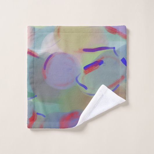 Abstracte bellen washandje (Wasdoekje)