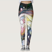 Abstracte belletjes leggings (Voorkant)