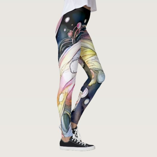 Abstracte belletjes leggings (Rechts)
