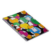 Abstracte belletjes notitieboek (Rechterzijde)