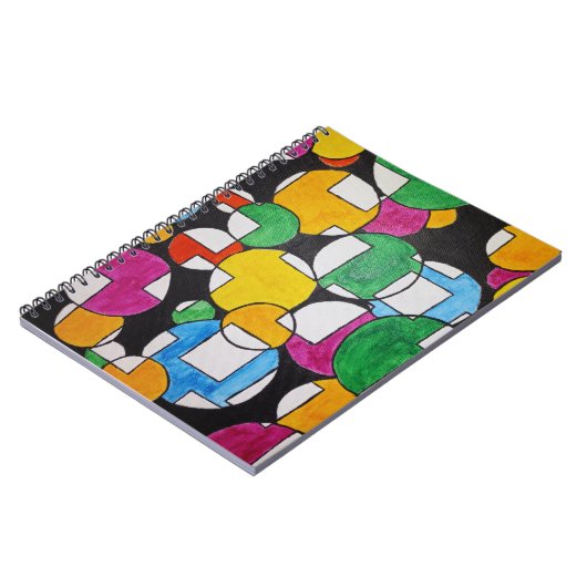 Abstracte belletjes notitieboek (Linkerzijde)