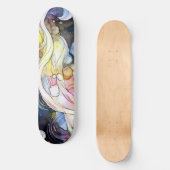 Abstracte belletjes persoonlijk skateboard (Voorkant)