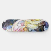 Abstracte belletjes persoonlijk skateboard (Horizontaal)