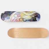 Abstracte belletjes persoonlijk skateboard (Horizontaal)