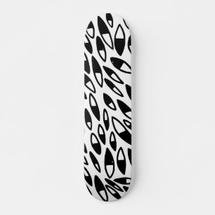 Abstracte benzine - zwart op wit persoonlijk skateboard