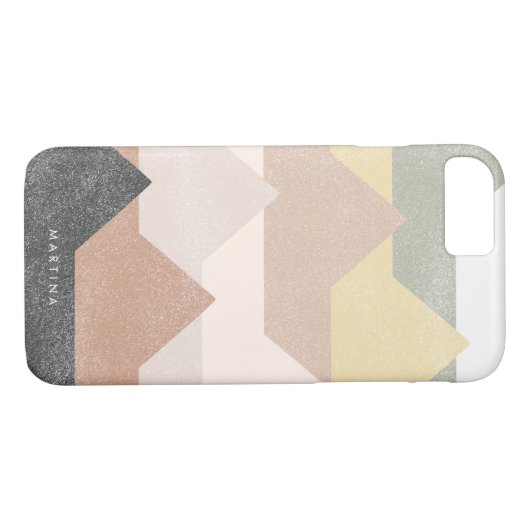 Abstracte bergen Case-Mate iPhone case (Achterkant (Horizontaal))