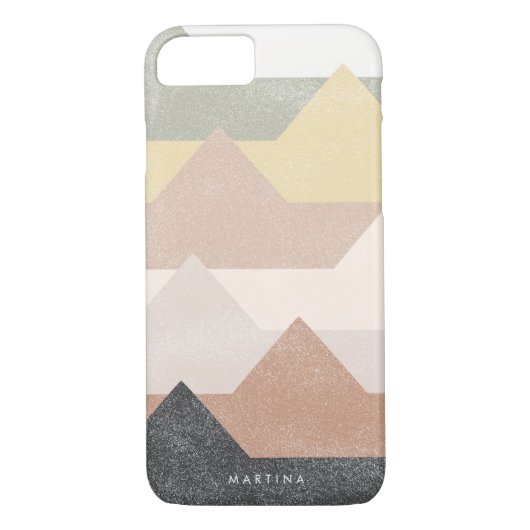 Abstracte bergen Case-Mate iPhone case (Achterkant)