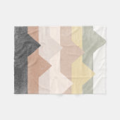 Abstracte bergen fleece deken (Voorkant (Horizontaal))