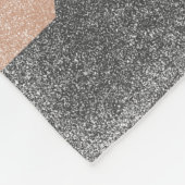 Abstracte bergen fleece deken (Hoek)