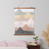 Abstracte bergen hangend wandkleed (Slaapkamer)