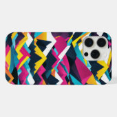 abstracte bergen iPhone hoesje (Achterkant horizontaal)