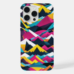 abstracte bergen iPhone 15 pro max case