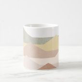 Abstracte bergen koffiemok (Center)