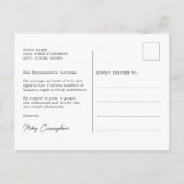 Abstracte bergen nemen de hoge weg briefkaart (Achterkant)