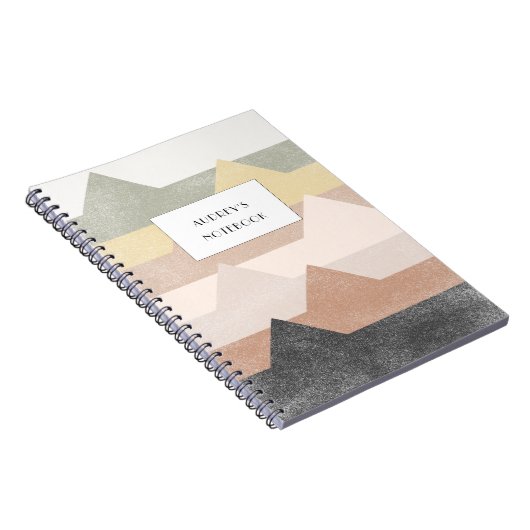 Abstracte bergen notitieboek (Rechterzijde)