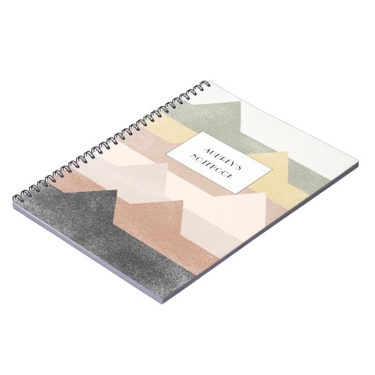 Abstracte bergen notitieboek (Linkerzijde)