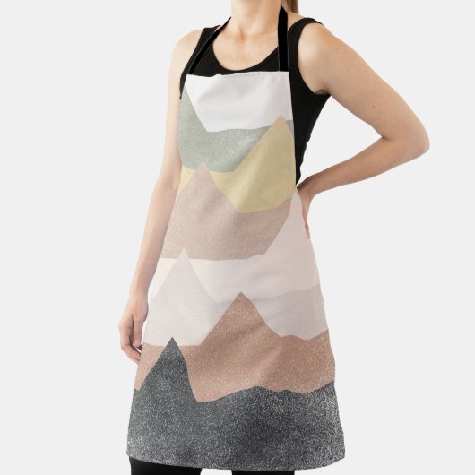 Abstracte bergen schort (Insitu)