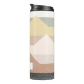 Abstracte bergen thermosbeker (Geroteerd rechts)
