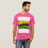 Abstracte bergketen t-shirt (Voorkant volledig)