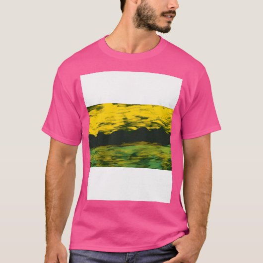 Abstracte bergketen t-shirt (Voorkant)