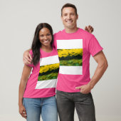 Abstracte bergketen t-shirt (Unisex)
