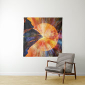 Abstracte bergmaan schijn kunst wandkleed (In Situ (horizontaal))