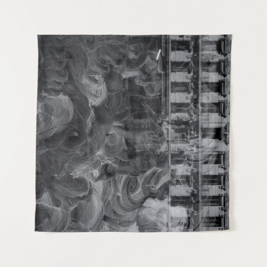 ABSTRACTE BETALING WANDKLEED (Voorkant (horizontaal))