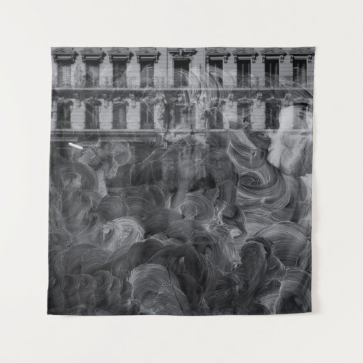 ABSTRACTE BETALING WANDKLEED (Voorkant)