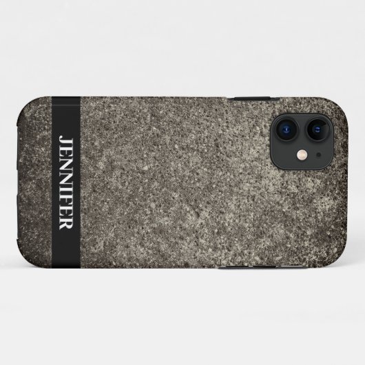 Abstracte betontextuur Case-Mate iPhone case (Achterkant (horizontaal))