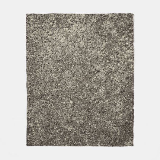 Abstracte betontextuur fleece deken (Voorkant)
