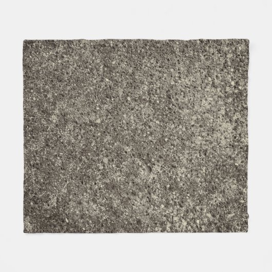 Abstracte betontextuur fleece deken (Voorkant (Horizontaal))