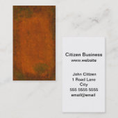 Abstracte, bevestigde metalen abstracte textuur visitekaartje (Voorkant / Achterkant)