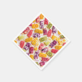 Abstracte Bevroren Fruit Popsicles Servet (Hoek)
