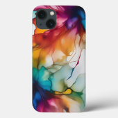 Abstracte beweegbare alcoholinkt Case-Mate iPhone case (Achterkant)