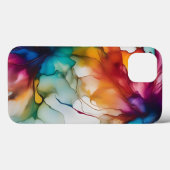 Abstracte beweegbare alcoholinkt Case-Mate iPhone case (Achterkant (horizontaal))