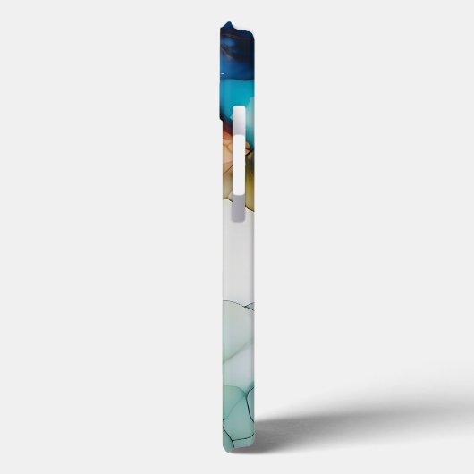 Abstracte beweegbare alcoholinkt Case-Mate iPhone case (Achterkant / Links)