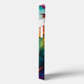 Abstracte beweegbare alcoholinkt Case-Mate iPhone case (Achterkant / Rechts)