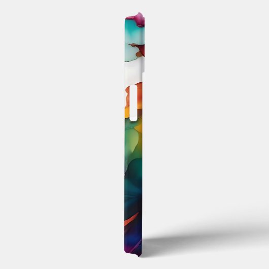 Abstracte beweegbare alcoholinkt Case-Mate iPhone case (Achterkant / Rechts)