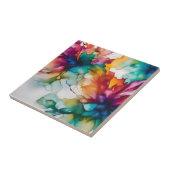 Abstracte beweegbare alcoholinkt tegeltje (Zijkant)