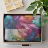 Abstracte beweegbare alcoholinkt tissuepapier (Geschenk)