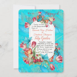 Abstracte bewegende Butterflies Kaart