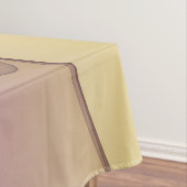 Abstracte bewegingen Modern roze Golden Fractal Ar Tafelkleed (Voorbeeld)