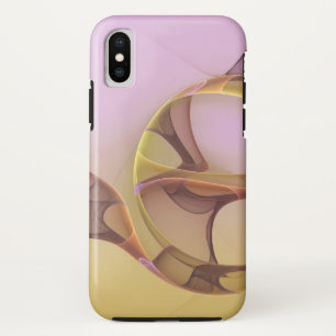 Abstracte Bewegingen Moderne Roze Gouden Fractale Case-Mate iPhone Case