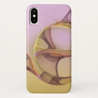 Abstracte Bewegingen Moderne Roze Gouden Fractale
