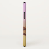 Abstracte Bewegingen Moderne Roze Gouden Fractale Case-Mate iPhone Case (Achterkant / rechts)