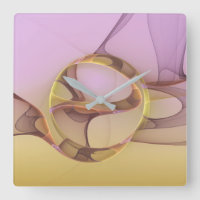 Abstracte Bewegingen Moderne Roze Gouden Fractale