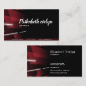 Abstracte bewegingsachtergrond van de vormsnelheid visitekaartje (Voorkant / Achterkant)