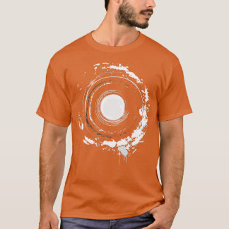 Abstracte bewegingsbeweging t-shirt