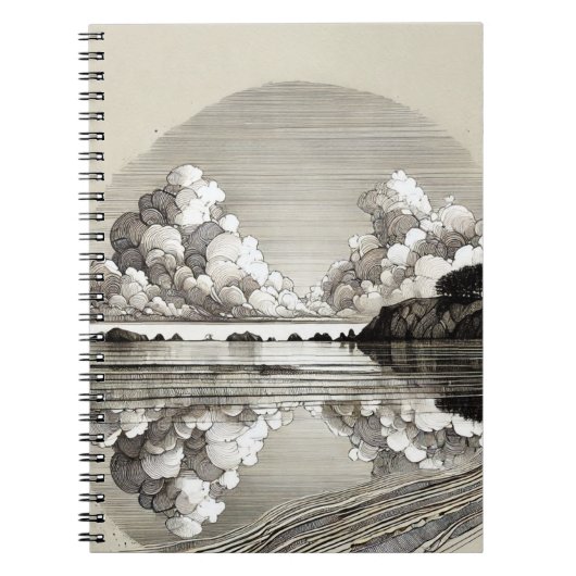 Abstracte bewolking | Notitieboek Journal (Voorkant)