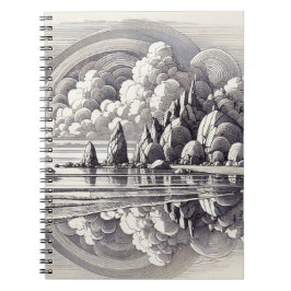 Abstracte bewolking | Notitieboek Journal